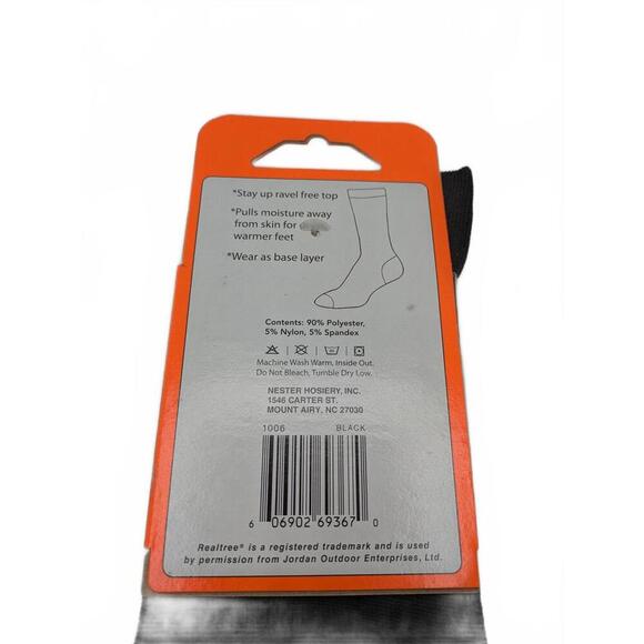 Realtree Men's Large Boot Liner Socks - Black - Picture 4 of 4